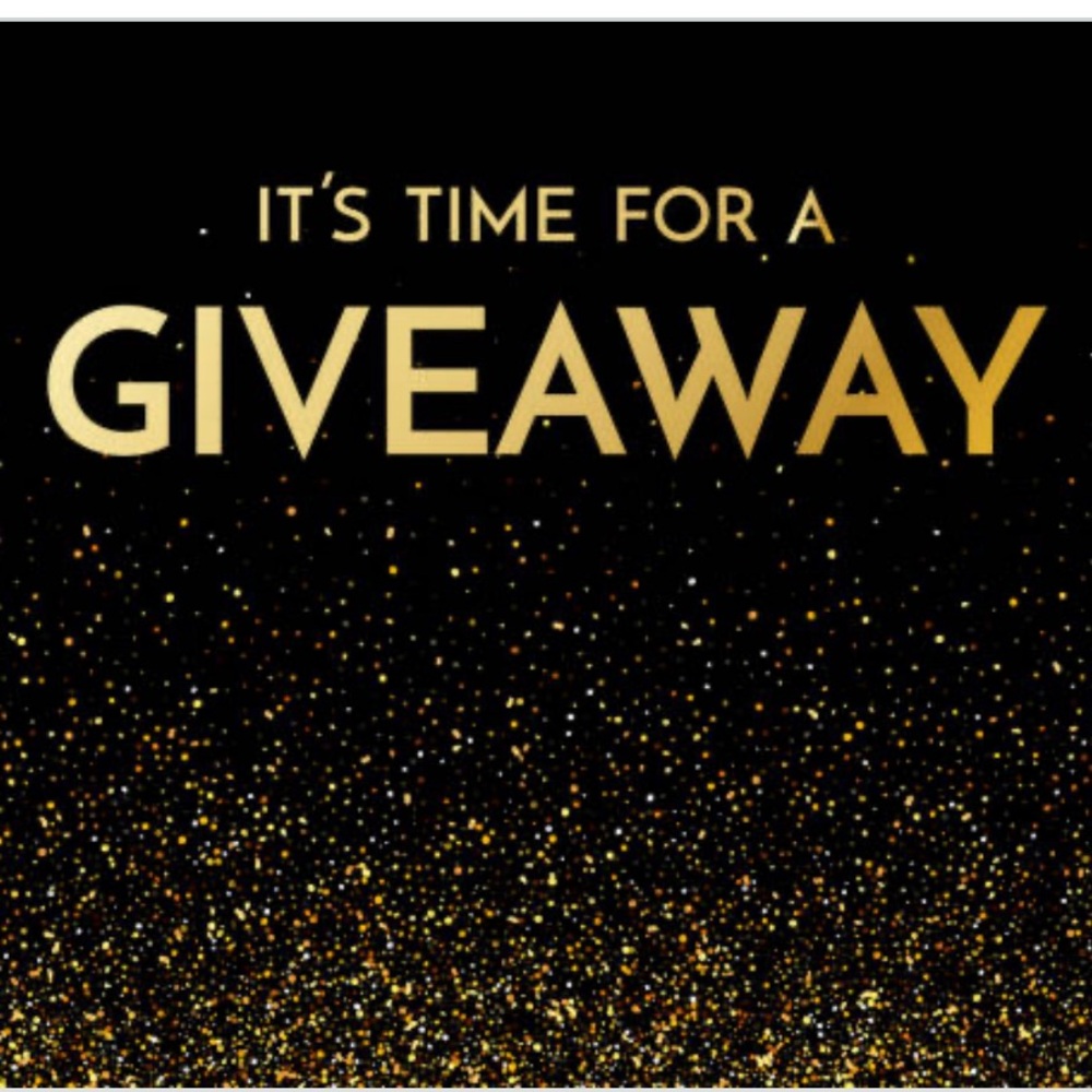 Gold and Black Giveaway Poster
